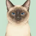 Tofu, a Siamese cat